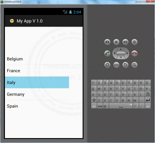 ListView - Android Widgets ListView - Android Widgets