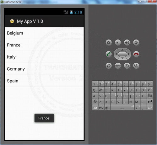 ListView - Android Widgets ListView - Android Widgets