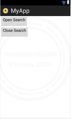 Search View SearchView - Android Widgets Example