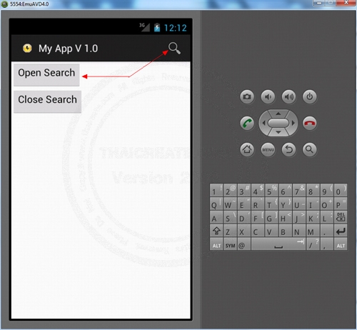 Search View SearchView - Android Widgets Example