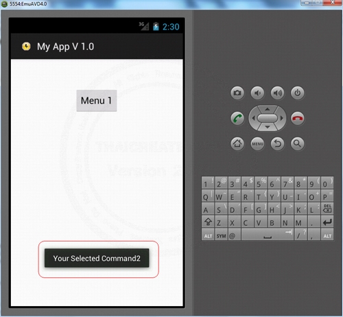 Android Context Menu Android Context Menu