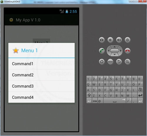 Android Context Menu