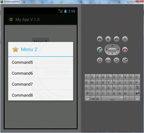 Android Context Menu Android Context Menu
