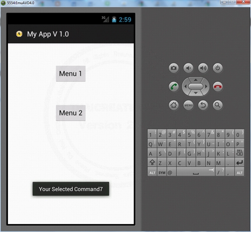 Android Context Menu