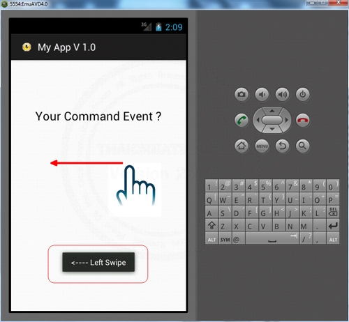 Android Gestures Sliding Android Gestures Sliding