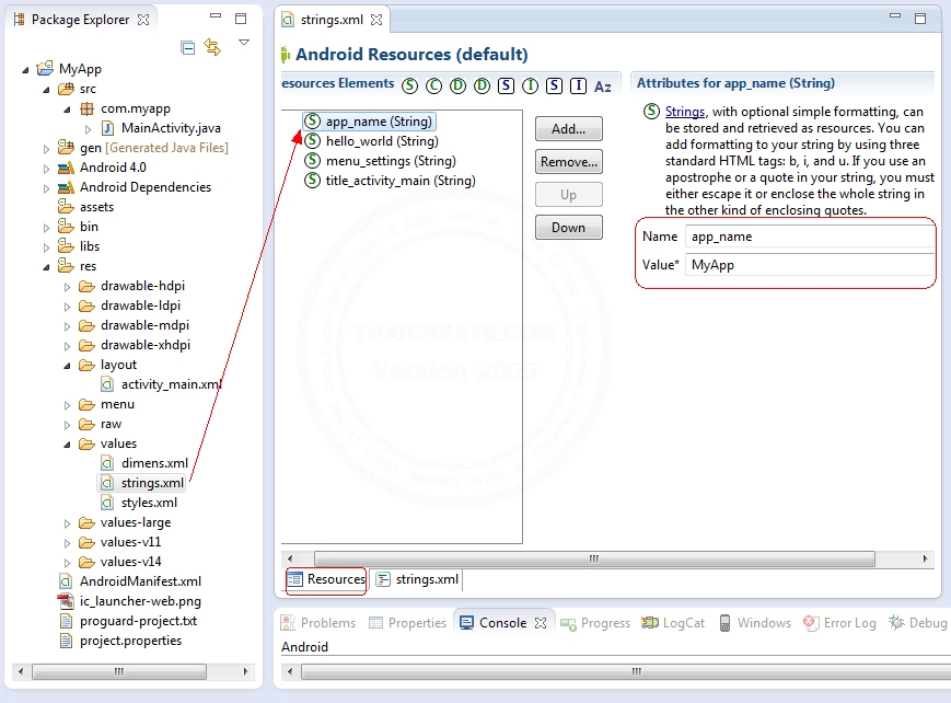 Android and string.xml Android and string.xml