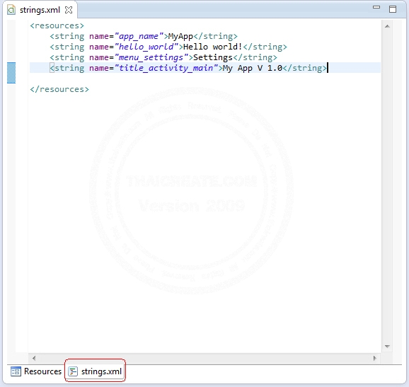 Android and string.xml Android and string.xml