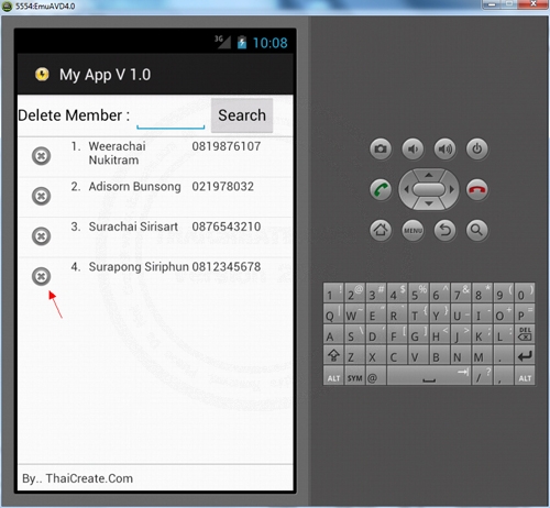 Android Delete data in Web Server Database Android Delete data in Web Server Database