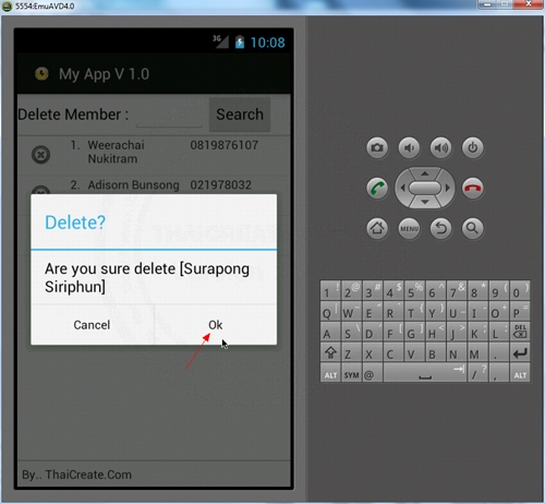 Android Delete data in Web Server Database Android Delete data in Web Server Database