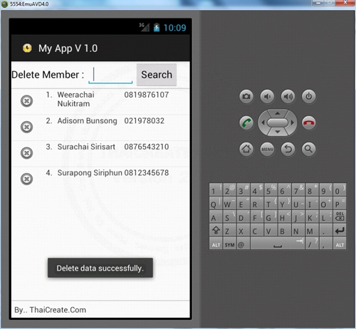 Android Delete data in Web Server Database Android Delete data in Web Server Database