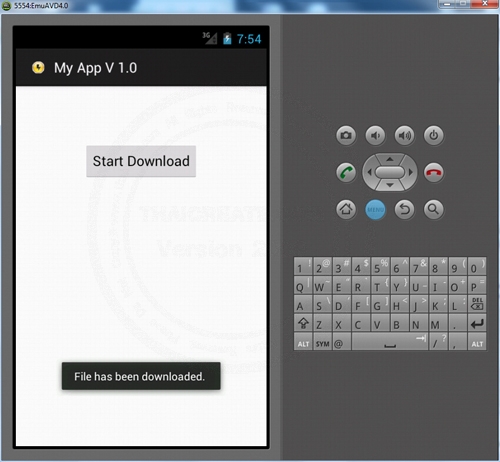 Android Download Save file from Server