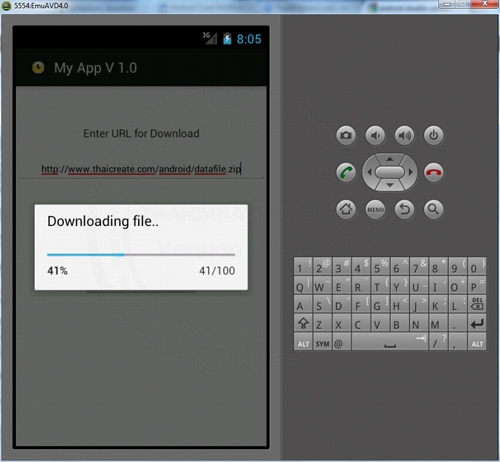 Android Download Save file from Server