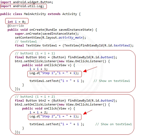 การใช้งาน Debugging (LogCat) ในการเขียน Android บนโปรแกรม Eclipse IDE ...