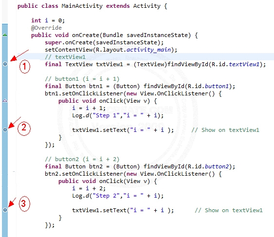 การใช้งาน Debugging (LogCat) ในการเขียน Android บนโปรแกรม Eclipse IDE ...