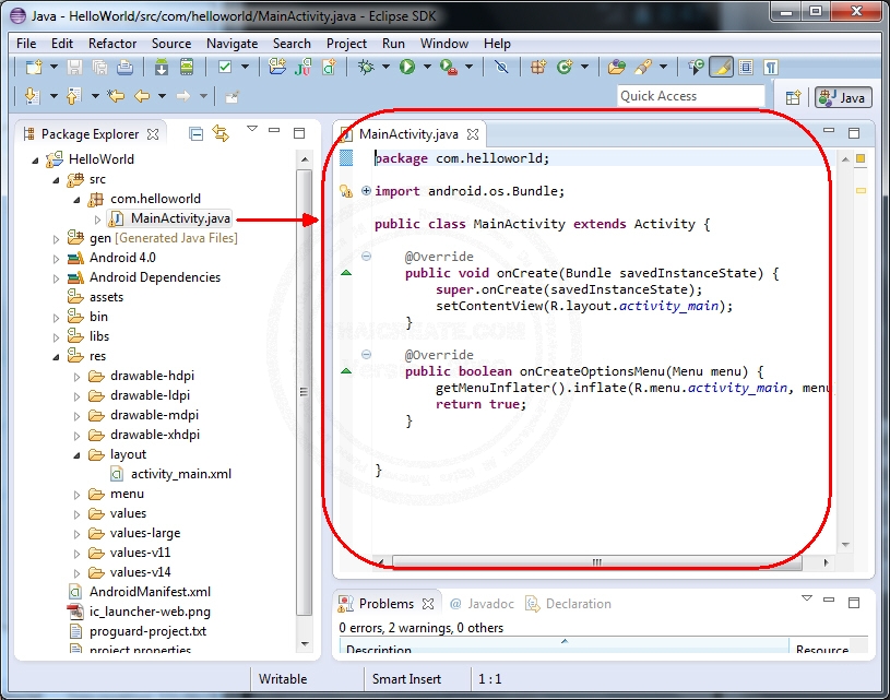 สร้างโปรเจค Android Create New Project บนโปรแกรม Eclipse (Android Project)