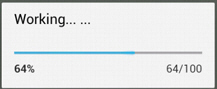 ProgressBar (Horizontal) - Android Widgets