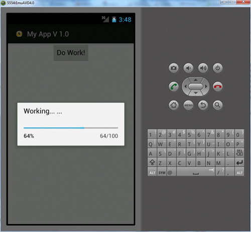 ProgressBar (Horizontal) - Android Widgets ProgressBar (Horizontal) - Android Widgets