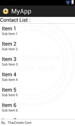 Android People Contact List Android People Contact List