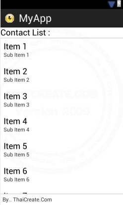 Android People Contact List Android People Contact List