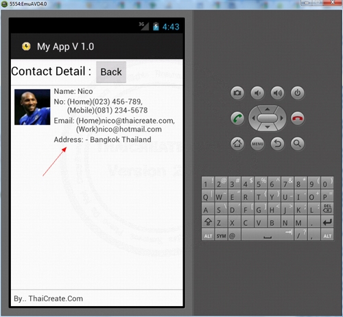 Android People Contact List Android People Contact List