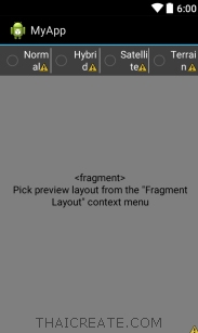 Android Google Map : Change Map Type (NORMAL,HYBRID,SATELLITE,TERRAIN) Android Google Map : Change Map Type (NORMAL,HYBRID,SATELLITE,TERRAIN)