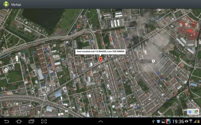 Android Google Map : Marker Location (Latitude, Longitude)