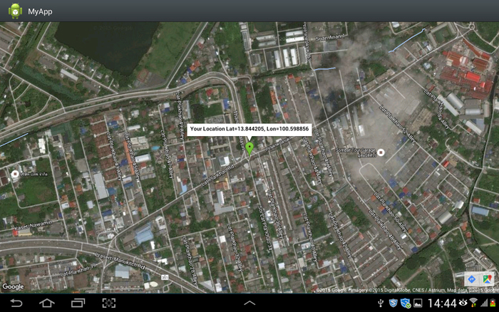 Android Google Map : Marker Location (Latitude, Longitude) Android Google Map : Marker Location (Latitude, Longitude)