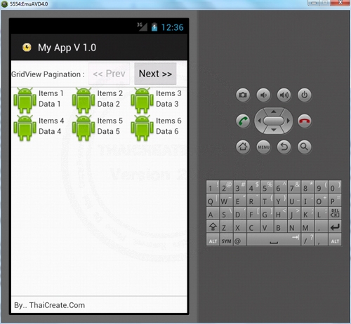 Android GridView Padding and Pagination