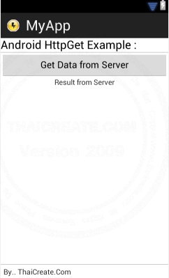 Android HttpGet Android HttpGet
