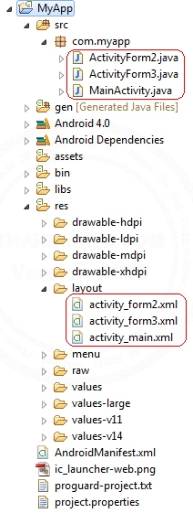 Android Intent (Show/Hide) Activity Android Intent (Show/Hide) Activity