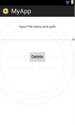 Android Delete file in SD Card (Java Android)