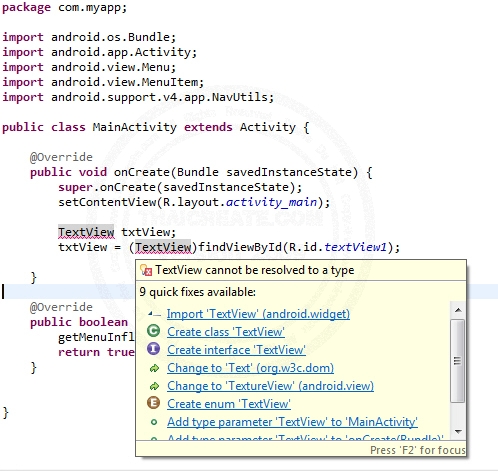 Android Basic Java Syntax