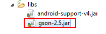 Android and JSON (GSON)