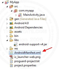 Android Launcher Icons Title Name