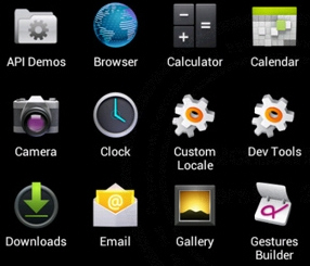 Android Launcher Icons Title Name