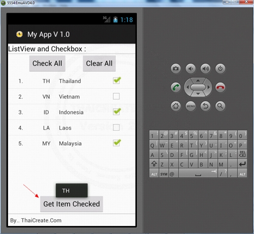 Android ListView and Checkbox