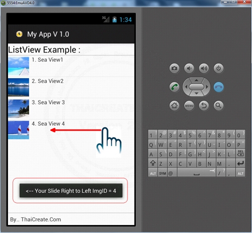 Android Gesture ListView Android Gesture ListView