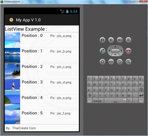 Android Populate ListView ImageView and  SD Card