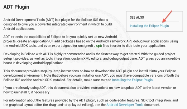 Android Mac Install Android  (ADT) Plugin and Android SDK