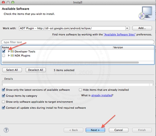Android Mac Install Android  (ADT) Plugin and Android SDK Android Mac Install Android  (ADT) Plugin and Android SDK