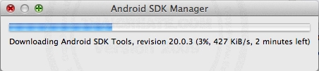 Android Mac Install Android  (ADT) Plugin and Android SDK