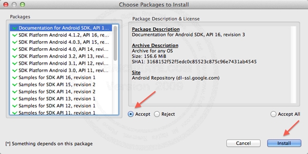 Android Mac Install Android  (ADT) Plugin and Android SDK