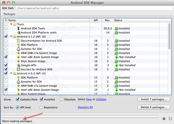 Android Mac Install Android  (ADT) Plugin and Android SDK