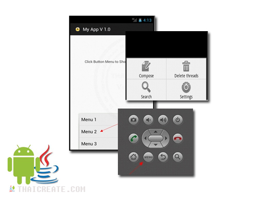 Android Options Menus