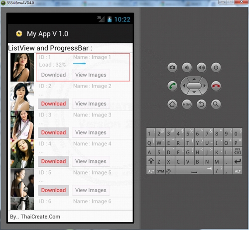 Android Multiple Download file in ListView and Show Progress unit percentage Android Multiple Download file in ListView and Show Progress unit percentage