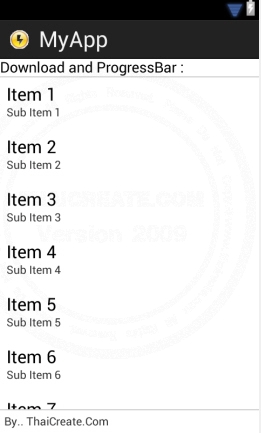 Android AsyncTask update ListView notifyDataSetChanged when Items Load finish Android AsyncTask update ListView notifyDataSetChanged when Items Load finish