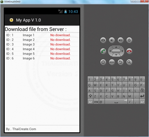 Android ProgressBar When Click Item in ListView for Download file from Server      