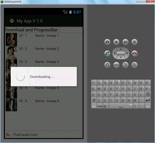 Android Loading JSON and ProgressBar/ProgressDialog