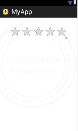 Android Rating (Vote) and ListView Part 1 Android Rating (Vote) and ListView Part 1