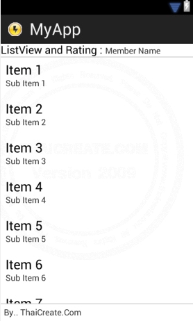 Android Rating (Vote) and ListView Part 2 (Member Login and Average Rating) Android Rating (Vote) and ListView Part 2 (Member Login and Average Rating)